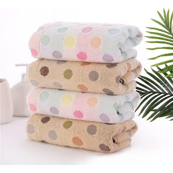 Cotton Hand Towels Set 2 Pack Soft Absorbent Quick Dry Bathroom Kitchen Decorati - Picture 6 of 7